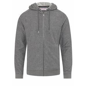 Orlebar Brown Mathers Hoodie Piranha Gray Marl Size L Men Cotton Full Zip NWT